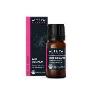 Alteya Organics - Ekologisk Rosengeranium Eterisk Olja, 10 ml.