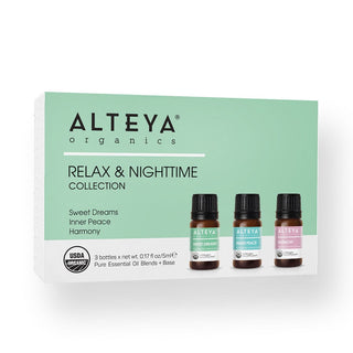 Alteya Organics - Relax and Nighttime - Ekologiska Eteriska Oljor.