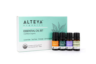 Alteya Organics - Økologisk essentielle olier gaveæske, Pure Gratitude - Nordic- wellness.dk